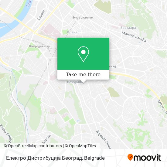 Електро Дистрибуција Београд map