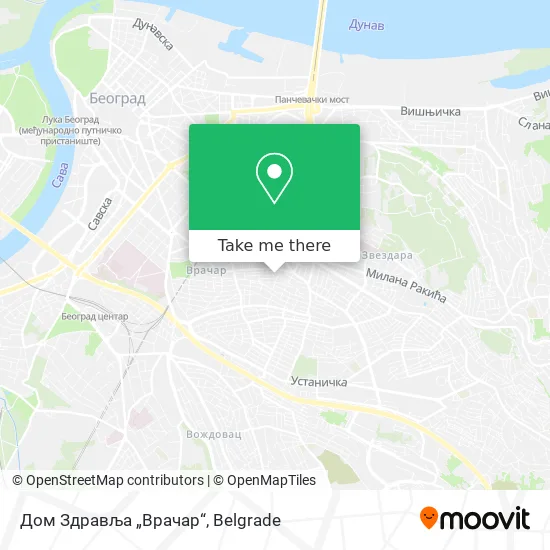 Дом Здравља „Врачар“ map