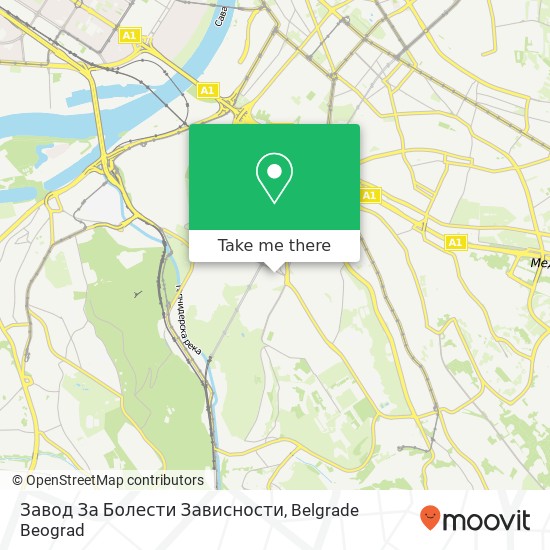 Завод За Болести Зависности map