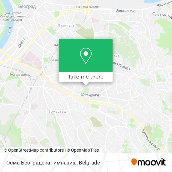 Осма Београдска Гимназија map