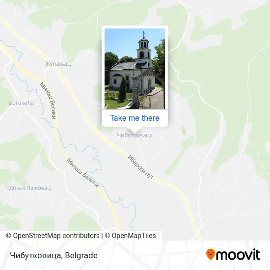 Чибутковица map