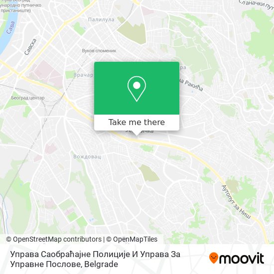 Управа Саобраћајне Полиције И Управа За Управне Послове map