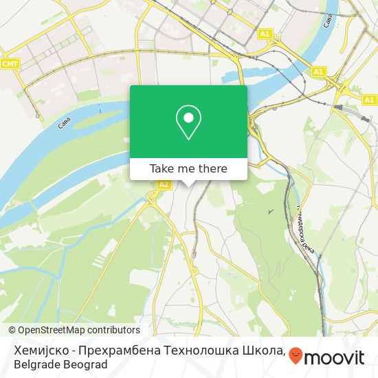 Хемијско - Прехрамбена Технолошка Школа map