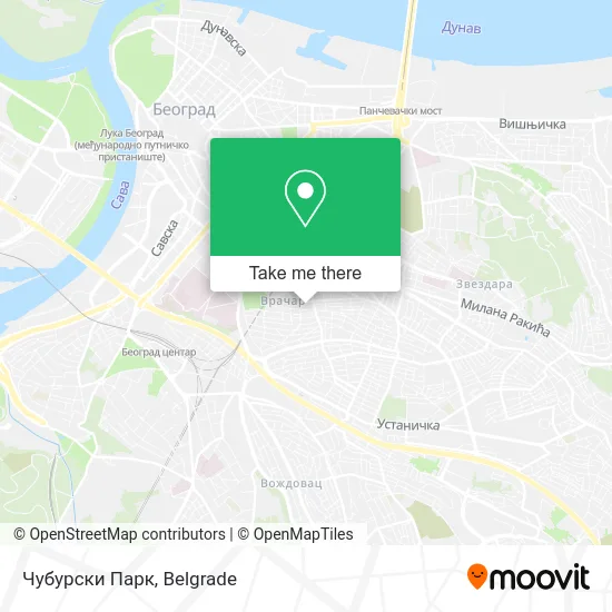 Чубурски Парк map