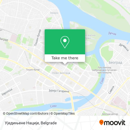 Уједињене Нације map