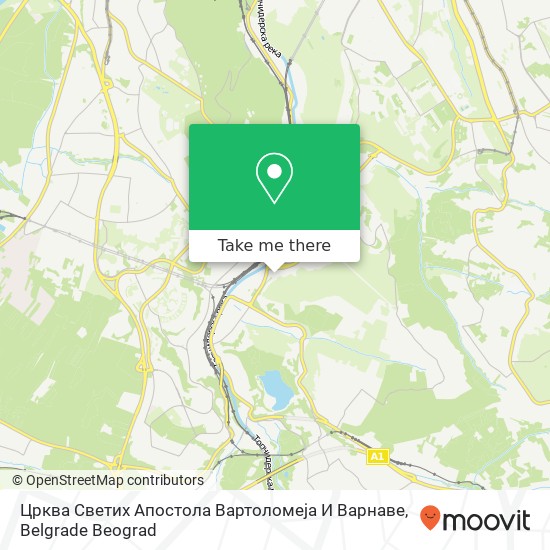 Црква Светих Апостола Вартоломеја И Варнаве map