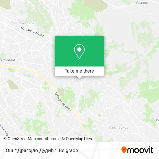 Ош ""Драгојло Дудић"" map