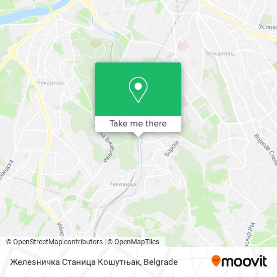 Железничка Станица Кошутњак map