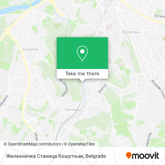 Железничка Станица Кошутњак map
