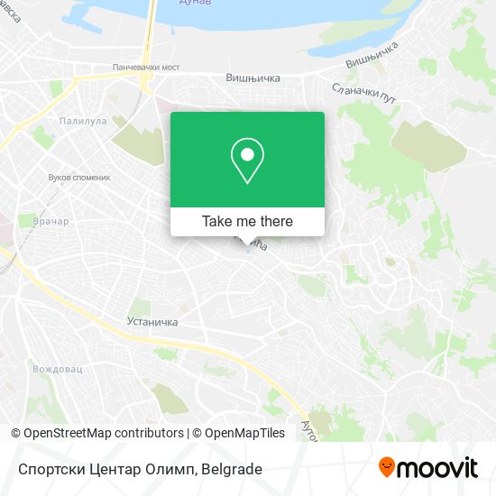 Спортски Центар Олимп map