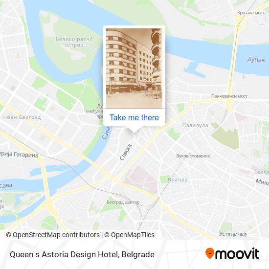 Queen s Astoria Design Hotel map