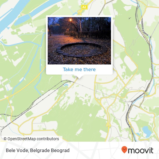 Bele Vode map