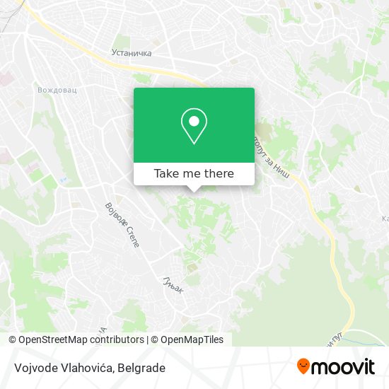 Vojvode Vlahovića map