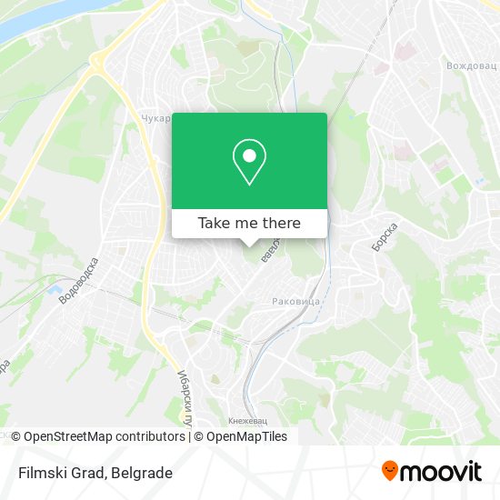 Filmski Grad map