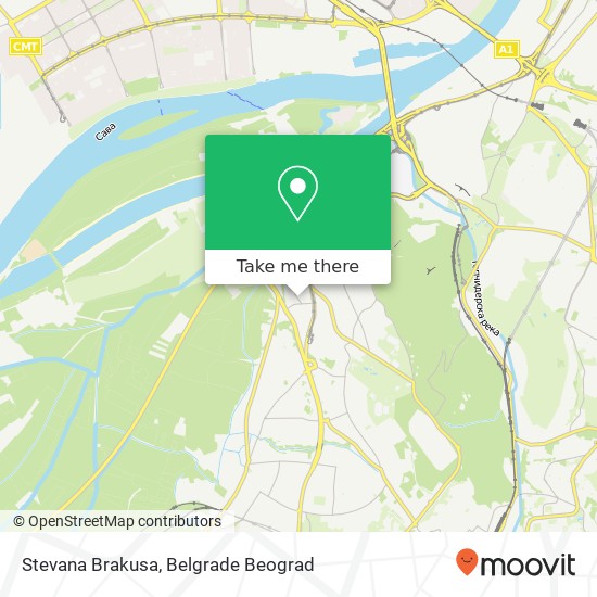 Stevana Brakusa map