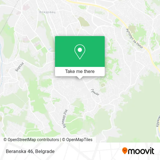 Beranska 46 map