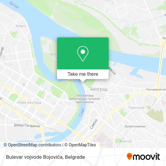 Bulevar vojvode Bojovića map