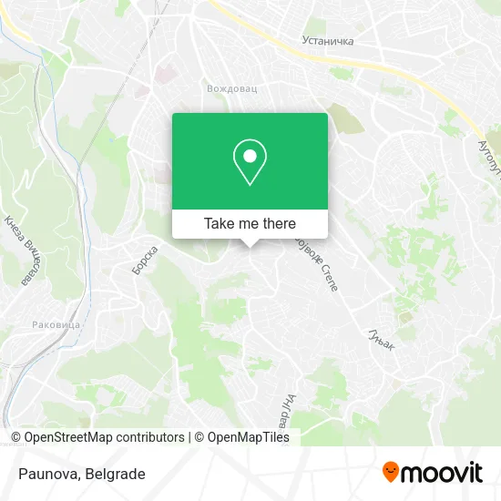 Paunova map
