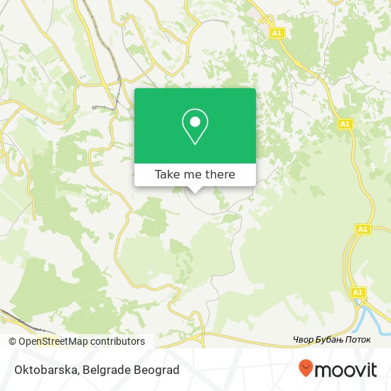 Oktobarska map