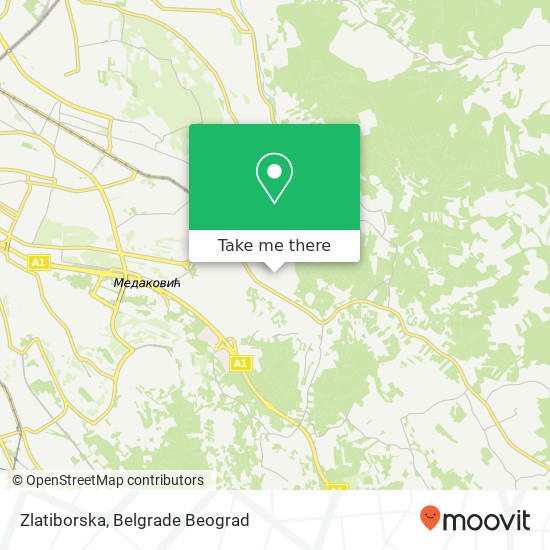 Zlatiborska map