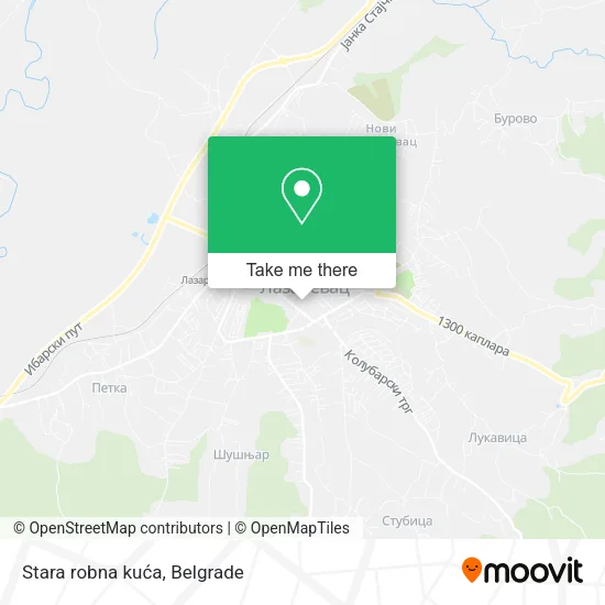 Stara robna kuća map