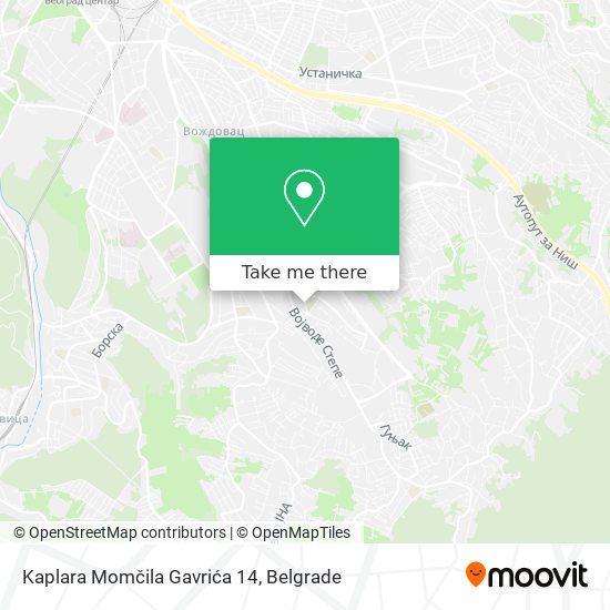 Kaplara Momčila Gavrića 14 map
