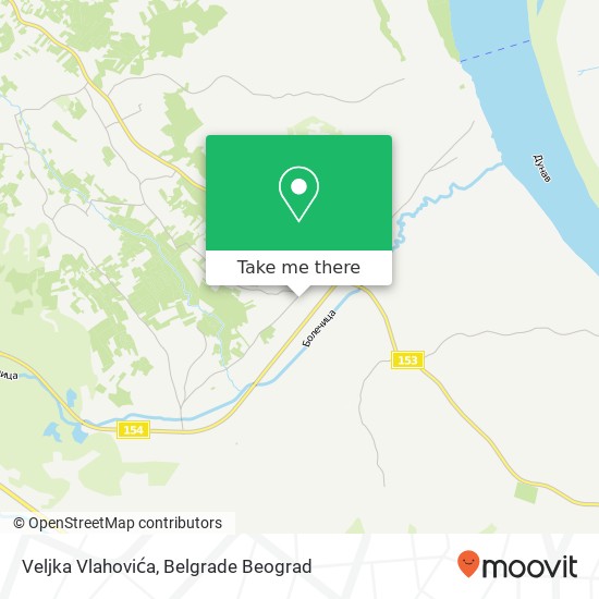Veljka Vlahovića map