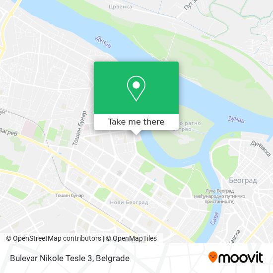 Bulevar Nikole Tesle 3 map