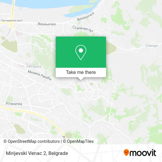Mirijevski Venac 2 map