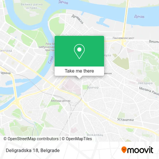 Deligradska 18 map