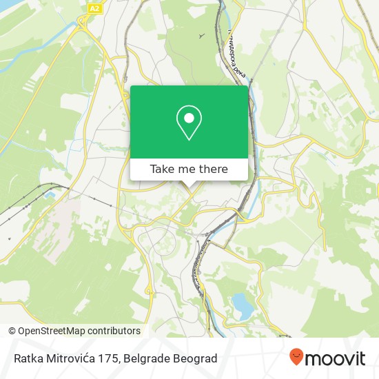 Ratka Mitrovića 175 map