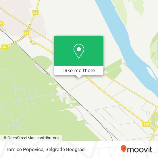 Tomice Popovića map