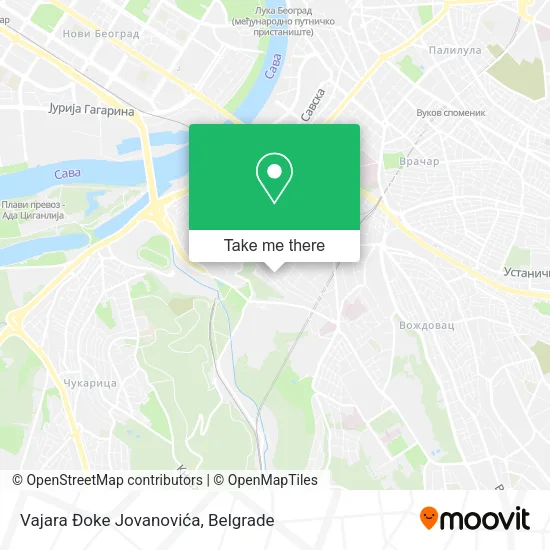 Vajara Đoke Jovanovića map