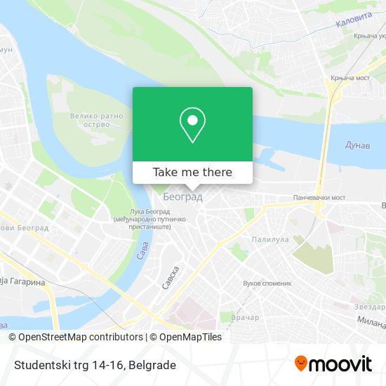 Studentski trg 14-16 map