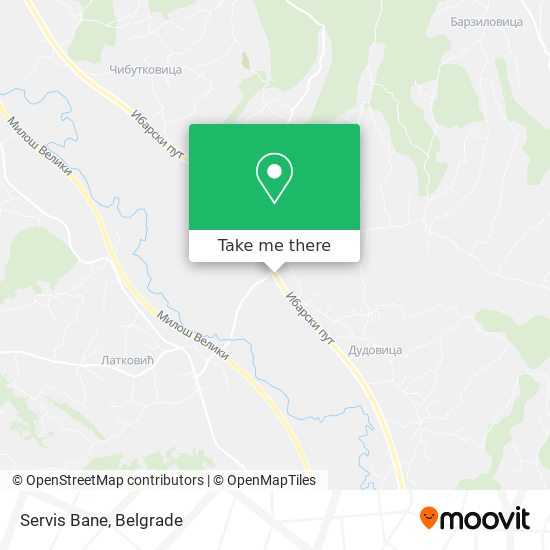 Servis Bane map