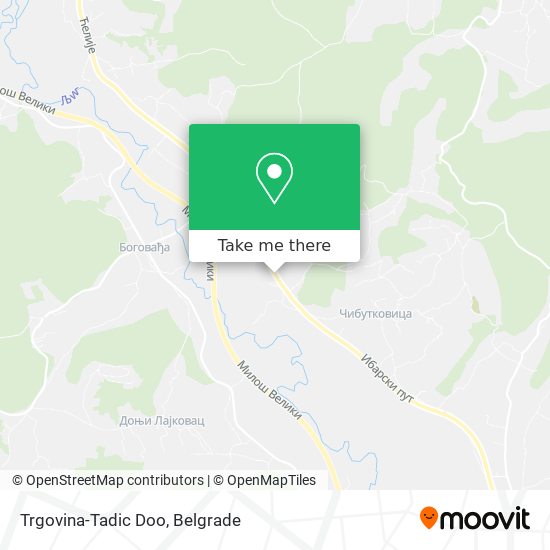 Trgovina-Tadic Doo map