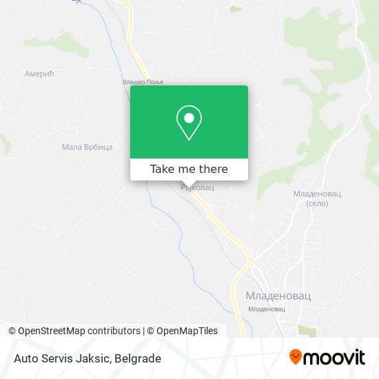 Auto Servis Jaksic map