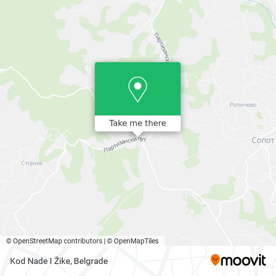 Kod Nade I Žike map