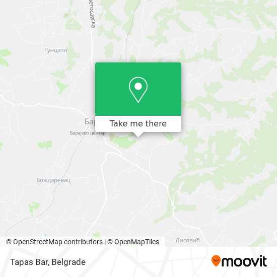 Tapas Bar map