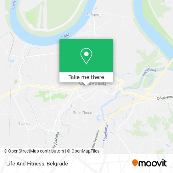 Life And Fitness map