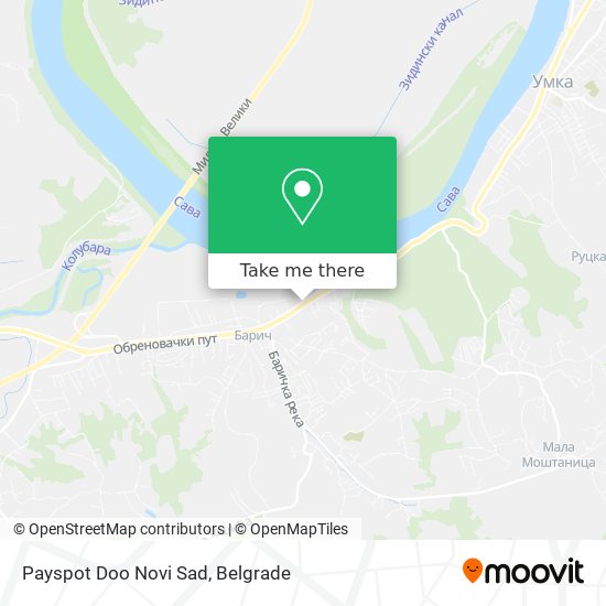 Payspot Doo Novi Sad map