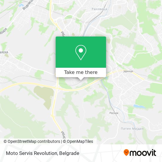 Moto Servis Revolution map
