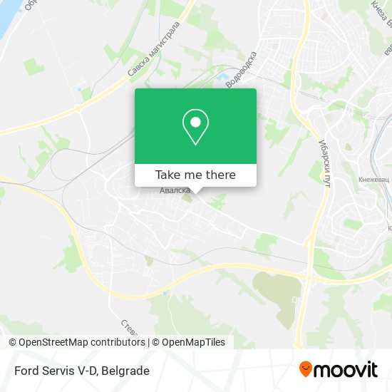 Ford Servis V-D map