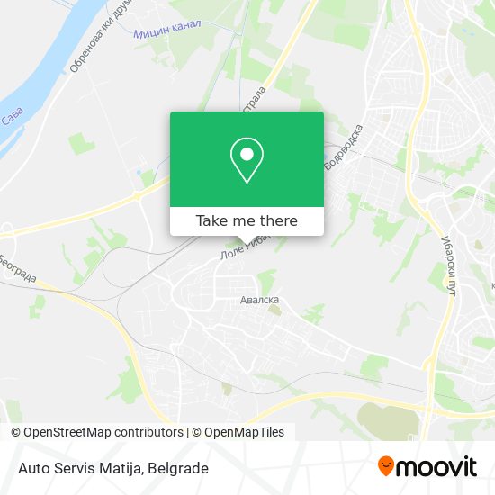 Auto Servis Matija map