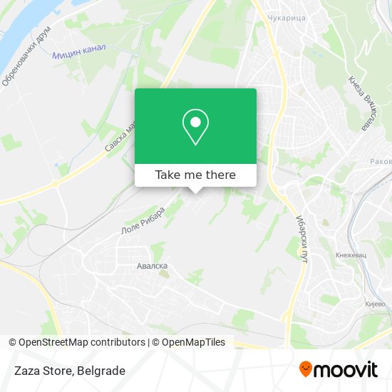 Zaza Store map
