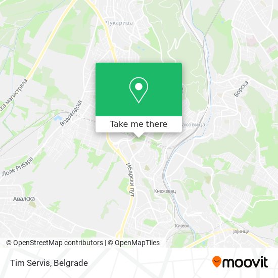 Tim Servis map