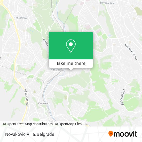 Novakovic Villa map