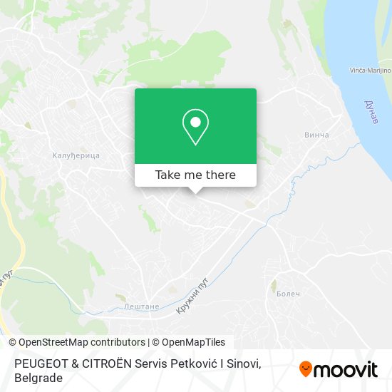 PEUGEOT & CITROËN Servis Petković I Sinovi map