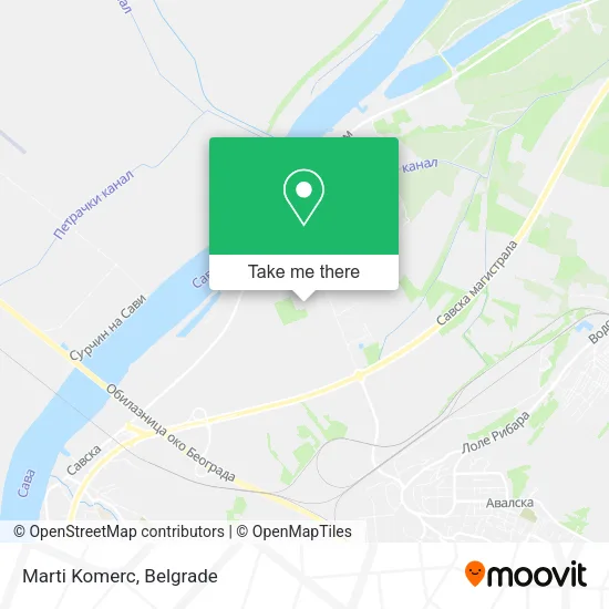 Marti Komerc map