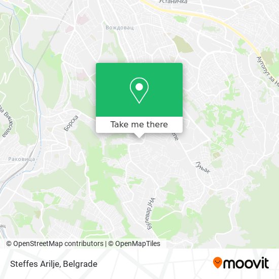 Steffes Arilje map